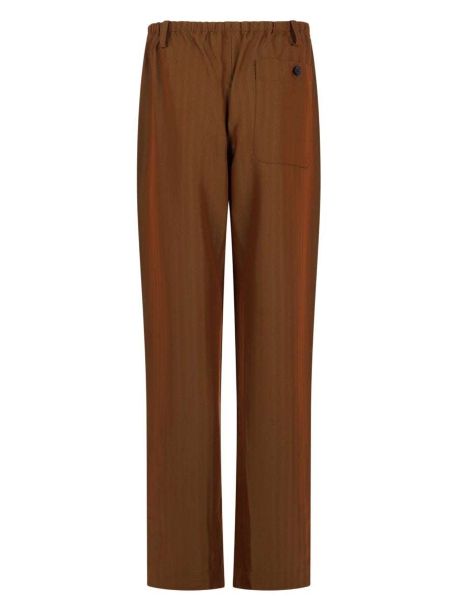 Dries Van Noten Pants - Brown | 4cd5a423005a2aca28d9626e58a6ad2dbe39eb74