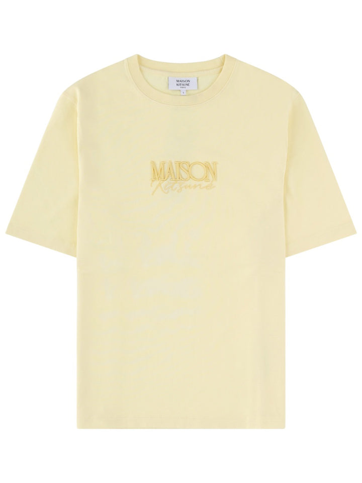 Maison KitsunÉ T shirts - Yellow | b99df294a3e7432ceb66ae60ede2f3d701d0a2f2