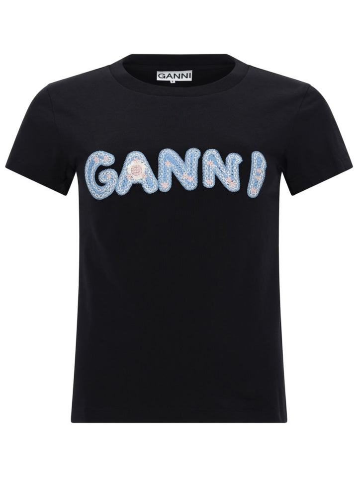 Ganni T shirts - Black | 3546945fb55715fbc4e612e806d11f7524409050