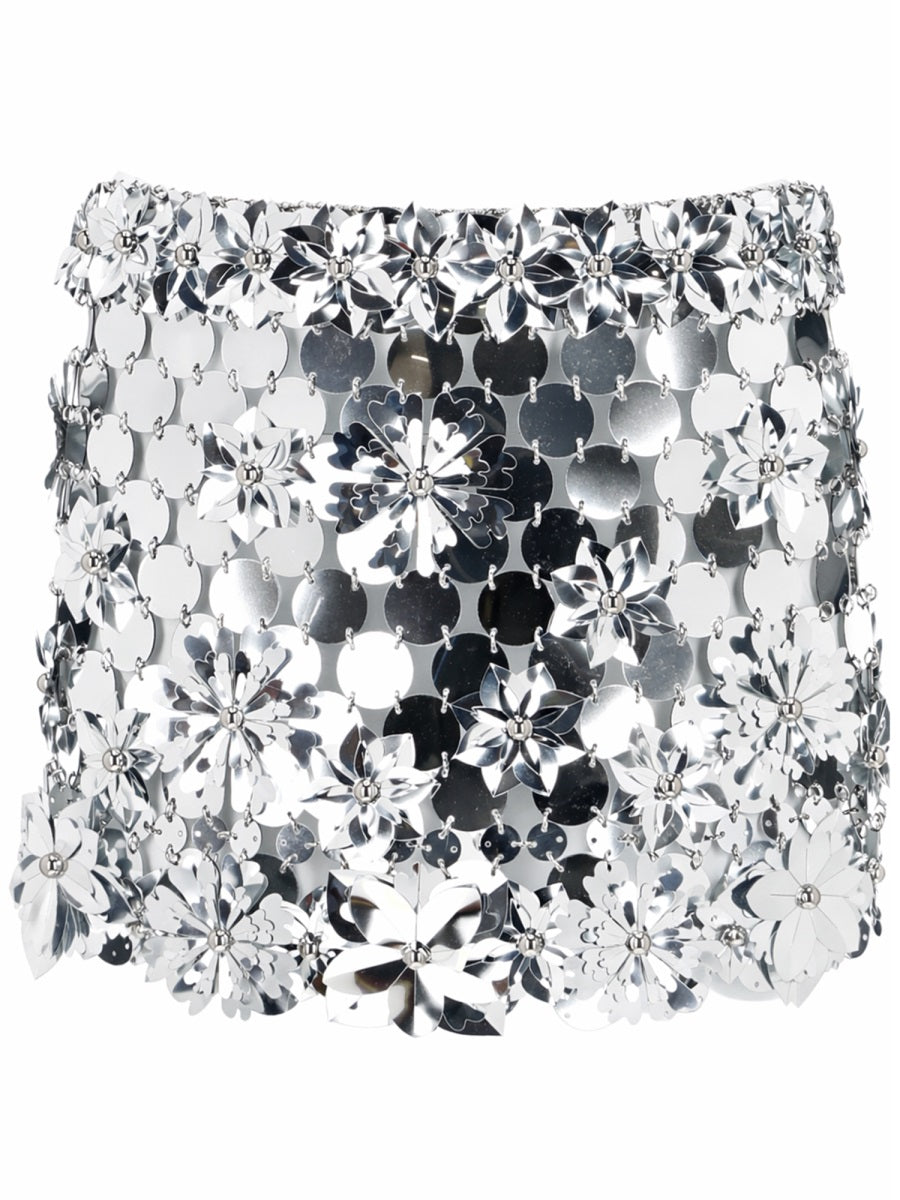 Rabanne Skirts - Silver | 18886c4343cd8b92a2b530aa1fcb2ba3e74447e9