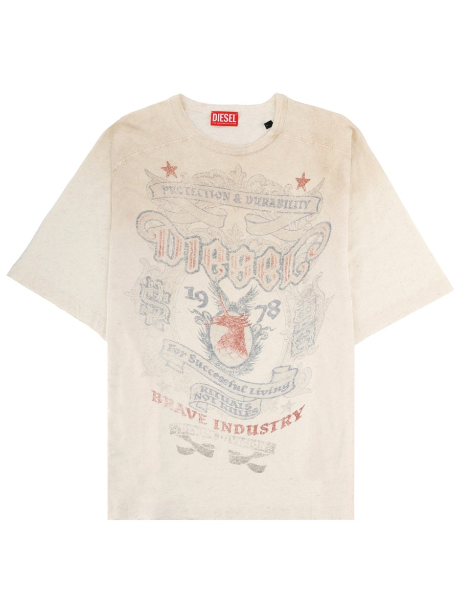 Diesel T shirts - Beige | f1dc238edb54a58abaeccf31f0b08d19336baacc