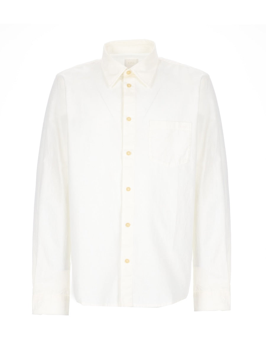 A.P.C. Shirts - White | 301ee12d4e0350cd56e7c82d7a628ab9b1efba48