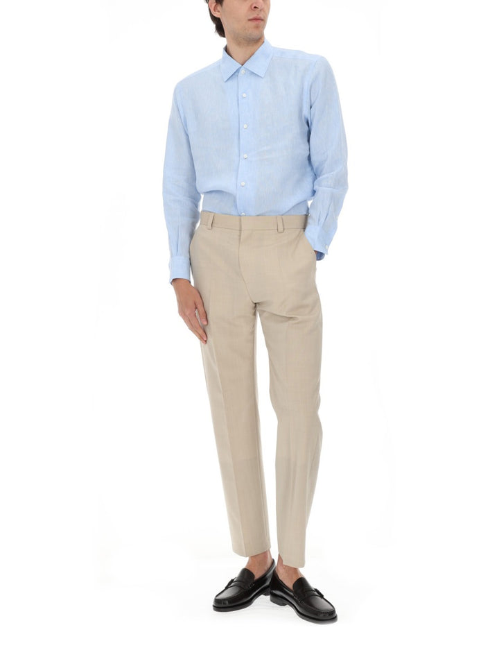 Zegna Shirts - Azure | 897d76f1816baeef809bc96a4254a802a67e3e50