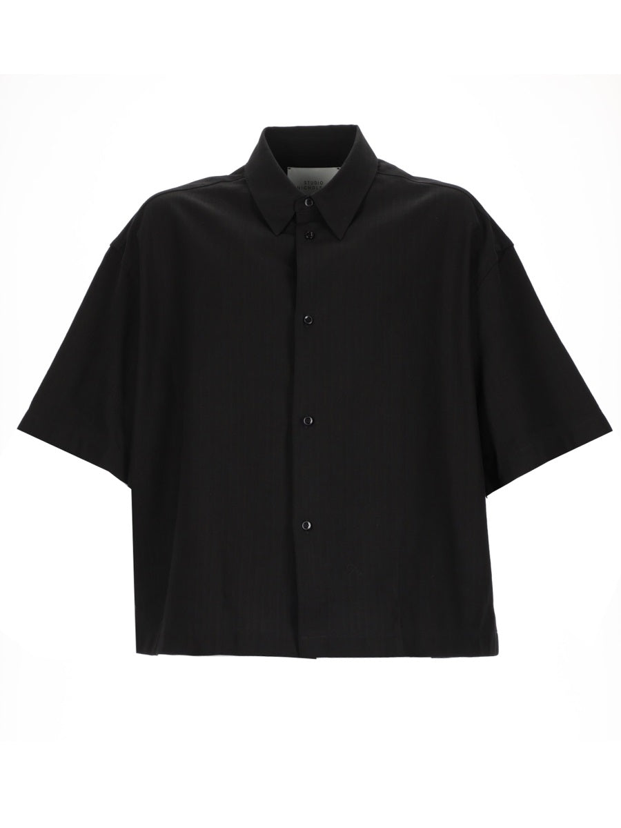 Studio Nicholson Shirts - Black | e800a92467f10a2f3d047434f88632301661a5e7