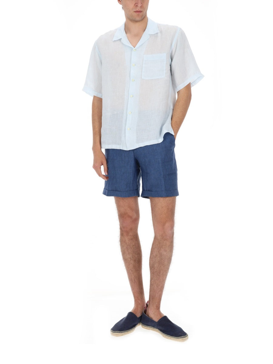 120% Lino Shirts - Azure | cd45fe8659677d8d11be430670dd705859a1aa3c