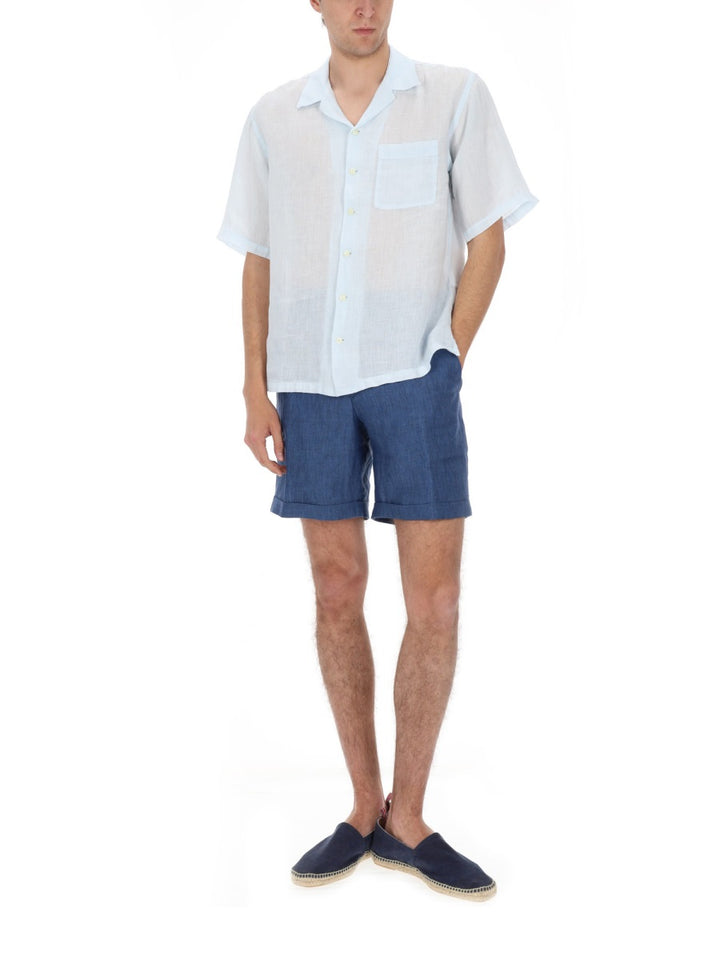 120% Lino Shirts - Azure | cd45fe8659677d8d11be430670dd705859a1aa3c