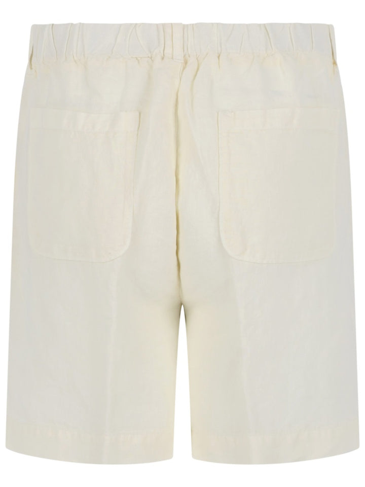 120% Lino Shorts - Ivory | b4867d2c3506710b517bc0dd3f1951171bb7b162