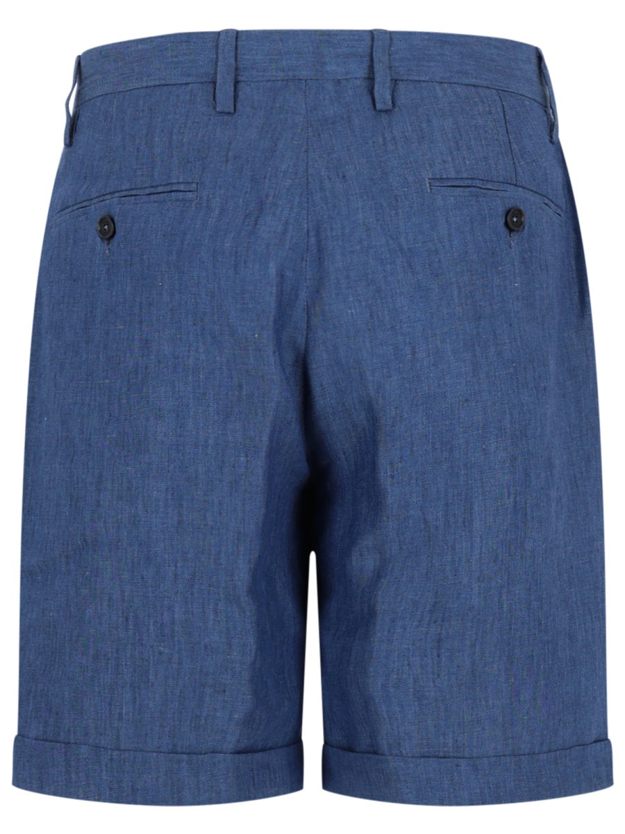 120% Lino Shorts - Blue | 05ebb381fffd03f4c799cbc75de222e2a3d82087