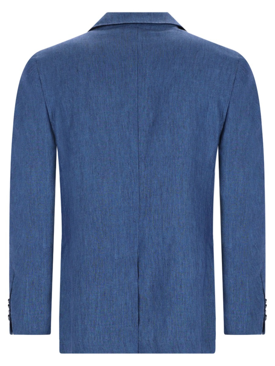 120% Lino Jackets - Blue | 5bf3bde0721f8df892b7ccc14201b41c3cc6fc9b