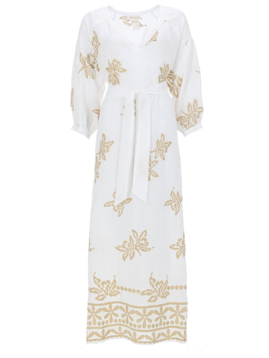 120% Lino Suits & Dresses - White | 24cf70f357311534d15442795274594709449733