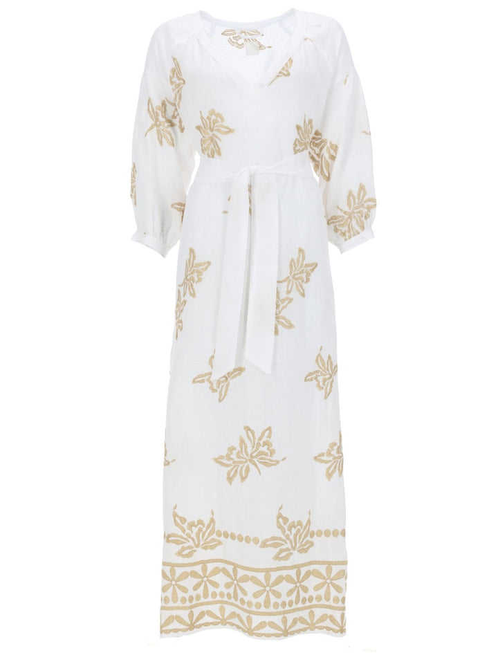 120% Lino Suits & Dresses - White | 24cf70f357311534d15442795274594709449733