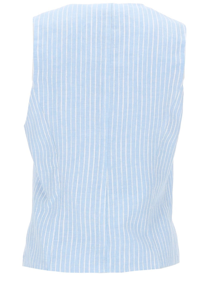120% Lino Gilet - Baby Blue | 4a32d825821c4b3c702f8bf7747d25ed9d632012