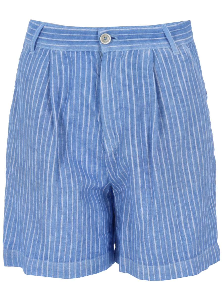 120% Lino Shorts - Azure | 7eaaaf3ed7f1cecd90950bc0d1244dfd15309bba