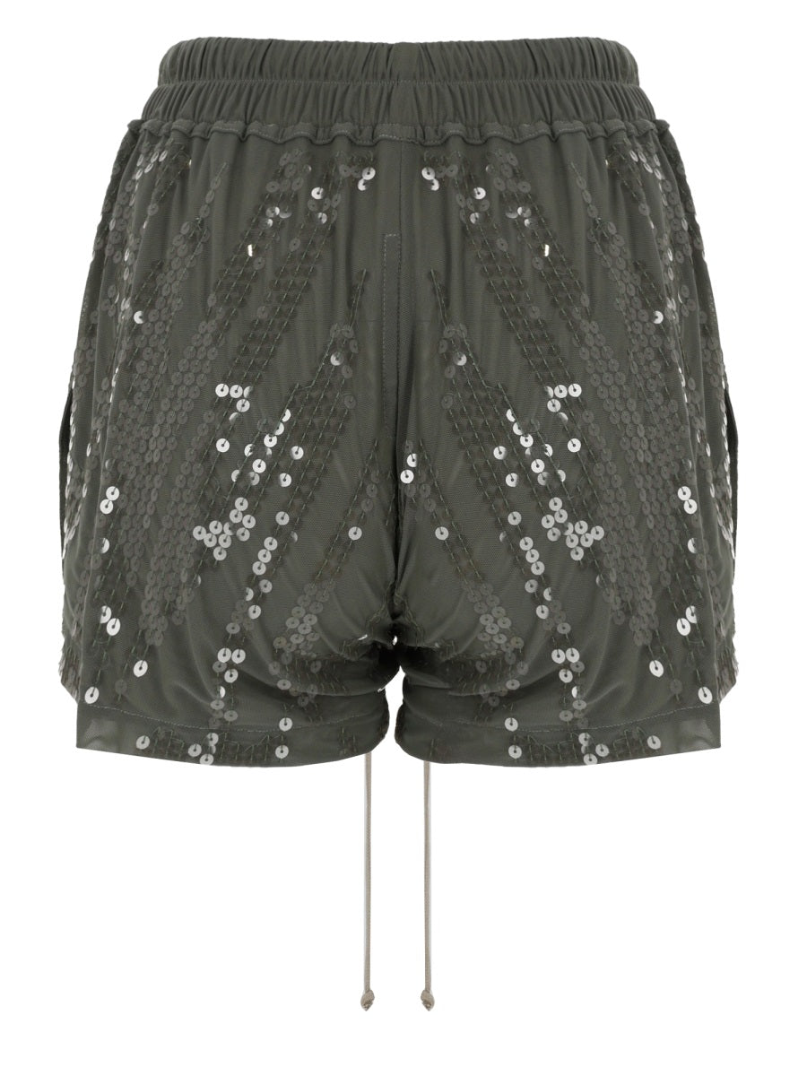 Rick Owens Lilies Shorts - Green | 4997c18a9945b40ba3115b4a93f1d33d8c86a406