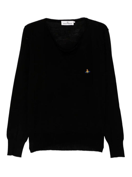 Pamela V-Neck Wool Sweater