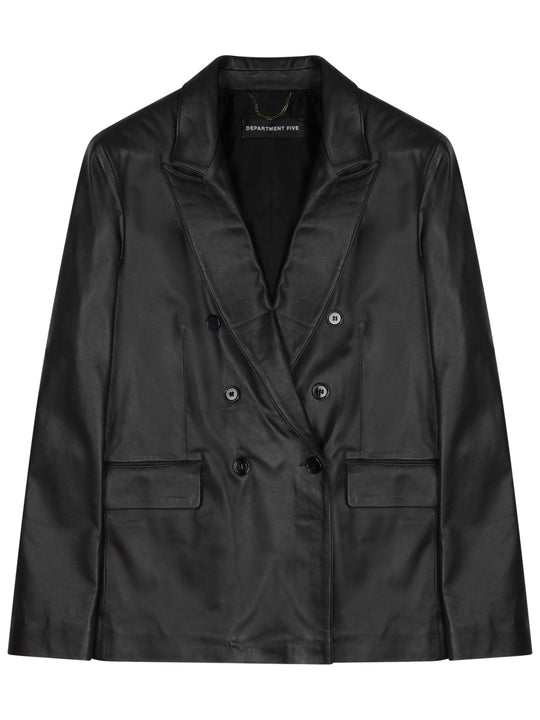 Blazer Doppiopetto "Arielle" In Pelle