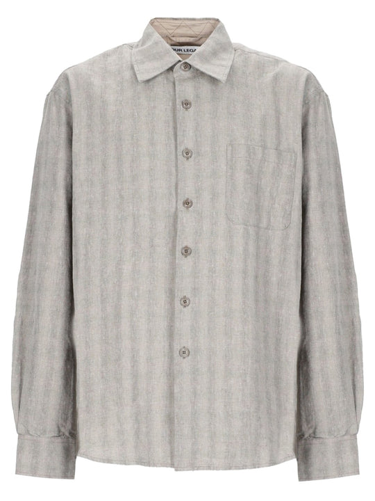 Camicia In Cotone Misto Lino
