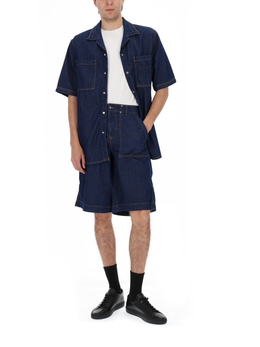 Versace Jeans Couture Shirts - Denim | 4f185ca008e727e01dd78bf93ead17cc1f752621
