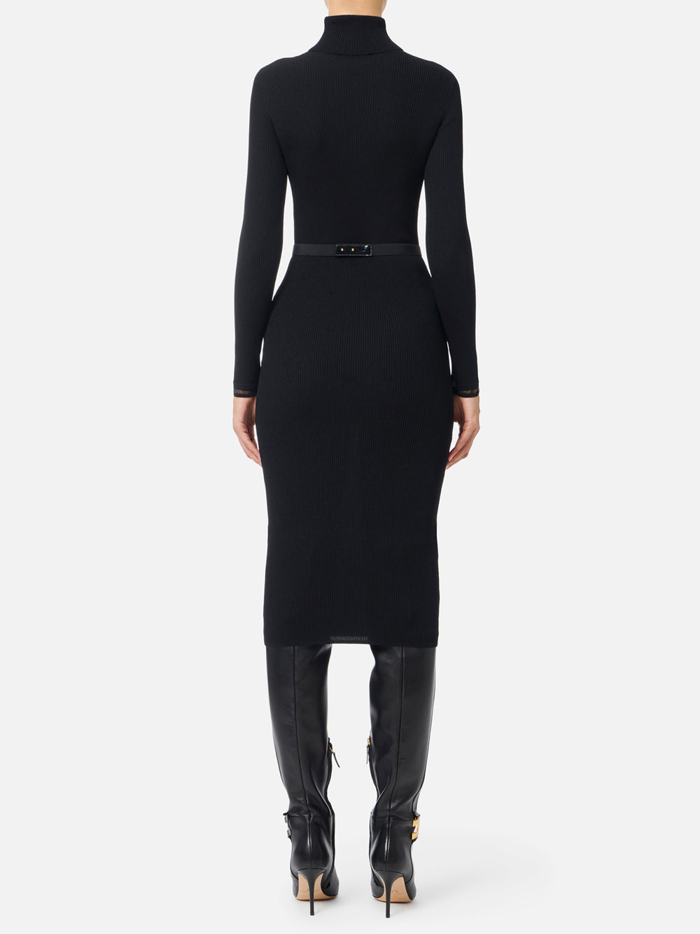 Elisabetta Franchi Midi dresses - Black | b14750966e8b70969c8902716dde7de247bb9d49