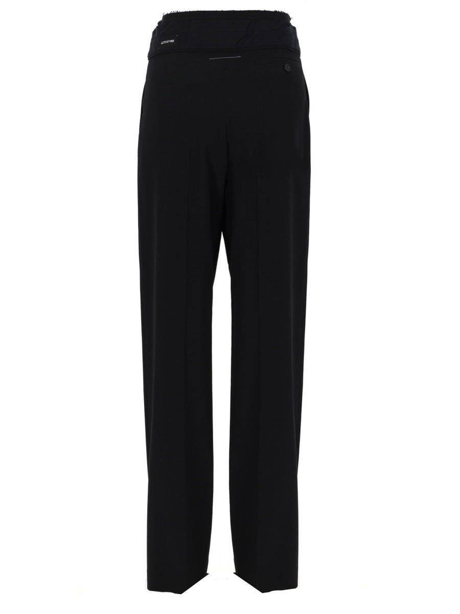 Mm6 Maison Margiela Pants - Black | 42c39bf1fb303e9e9bf179ea15784fa2b405cfc5