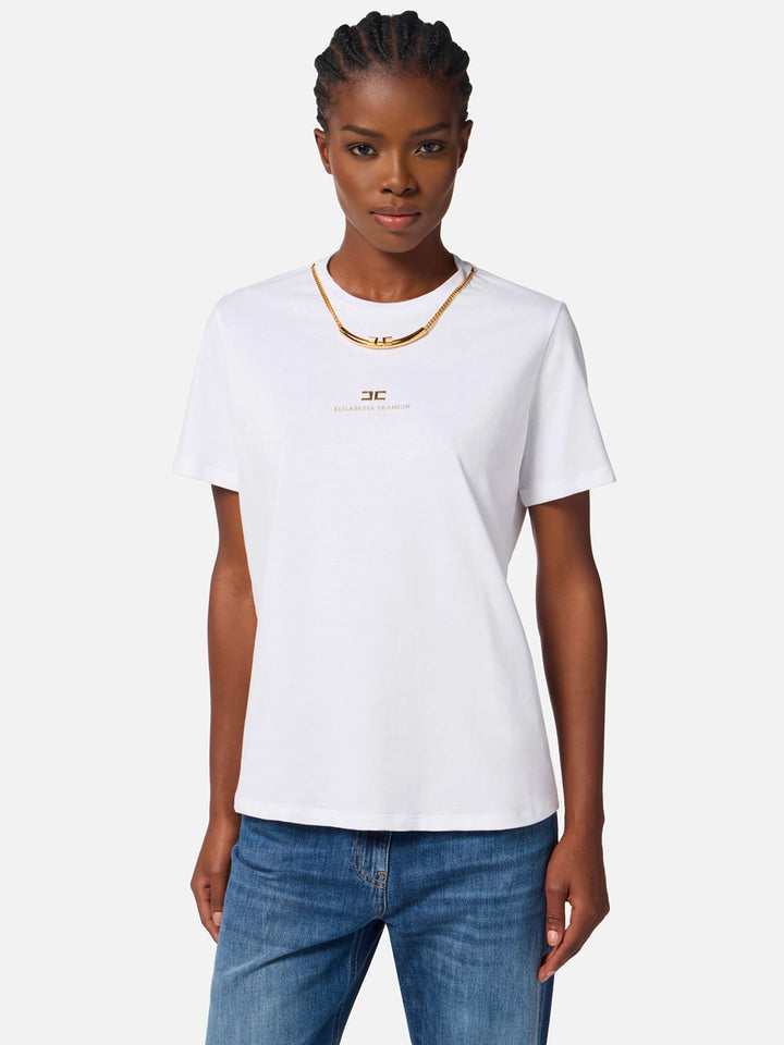 Elisabetta Franchi T-shirts - White | 5fb6c0c6770e533538d55a1367dd3ca42559fd3f