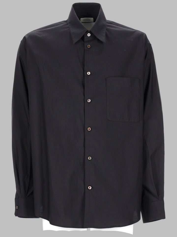 Lemaire Shirts - Charcoal | 98855ac3b312f9b02ad7bf8837eb15c7a9d45784