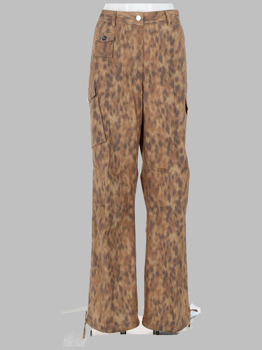 Pantalone Cargo In Cotone Stampato
