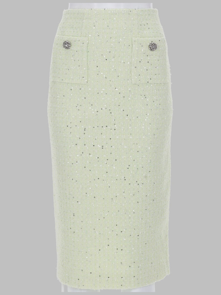 Self-Portrait Skirts - Green | fb6aaa0a8664a37058dcb4c5a08cadafcf453ca7