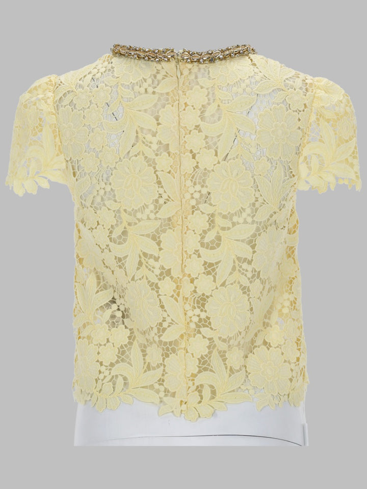 Self-Portrait Tops - Yellow | fccebedc4ca35763ca40ed5d248e5e02b7b2325f