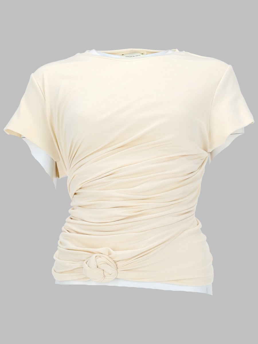 Magda Butrym T shirts - Ivory | 6d28ea2c971f77479e021197ce01ae0bf05b3dbd
