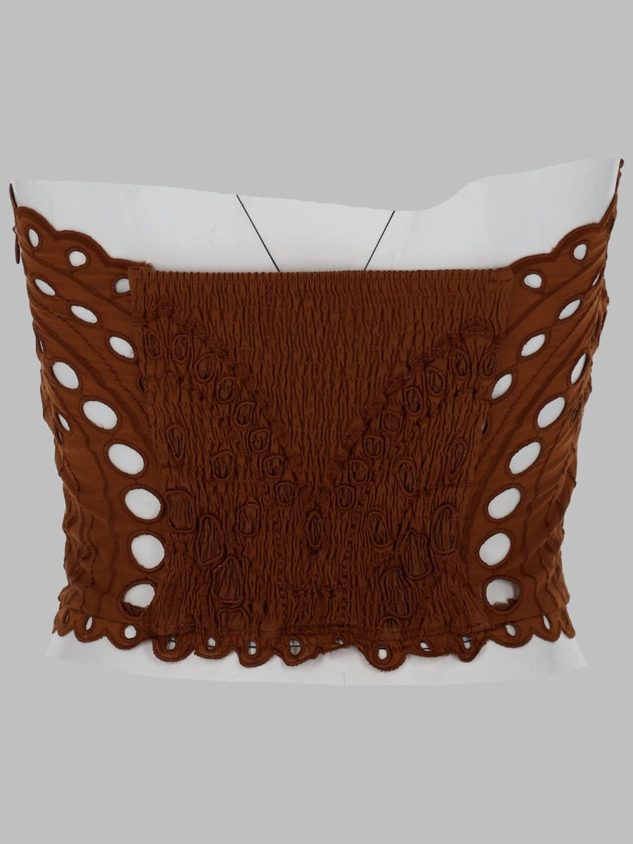 Charo Ruiz Tops - Brown | 05c4e7dbee2590503885503ce9e7b81582c6f60c