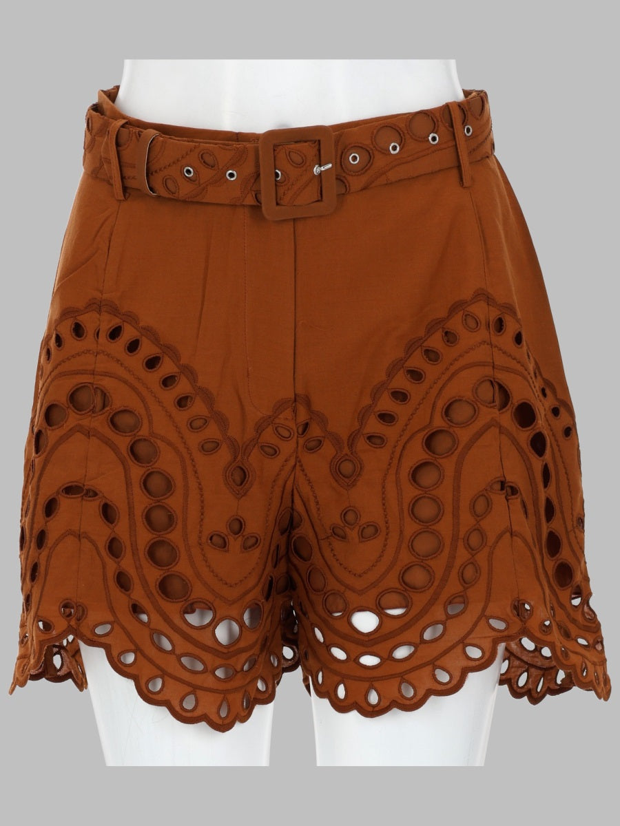 Charo Ruiz Shorts - Brown | db1f8c0d61318933db1e8935ca0ec082e19f9556