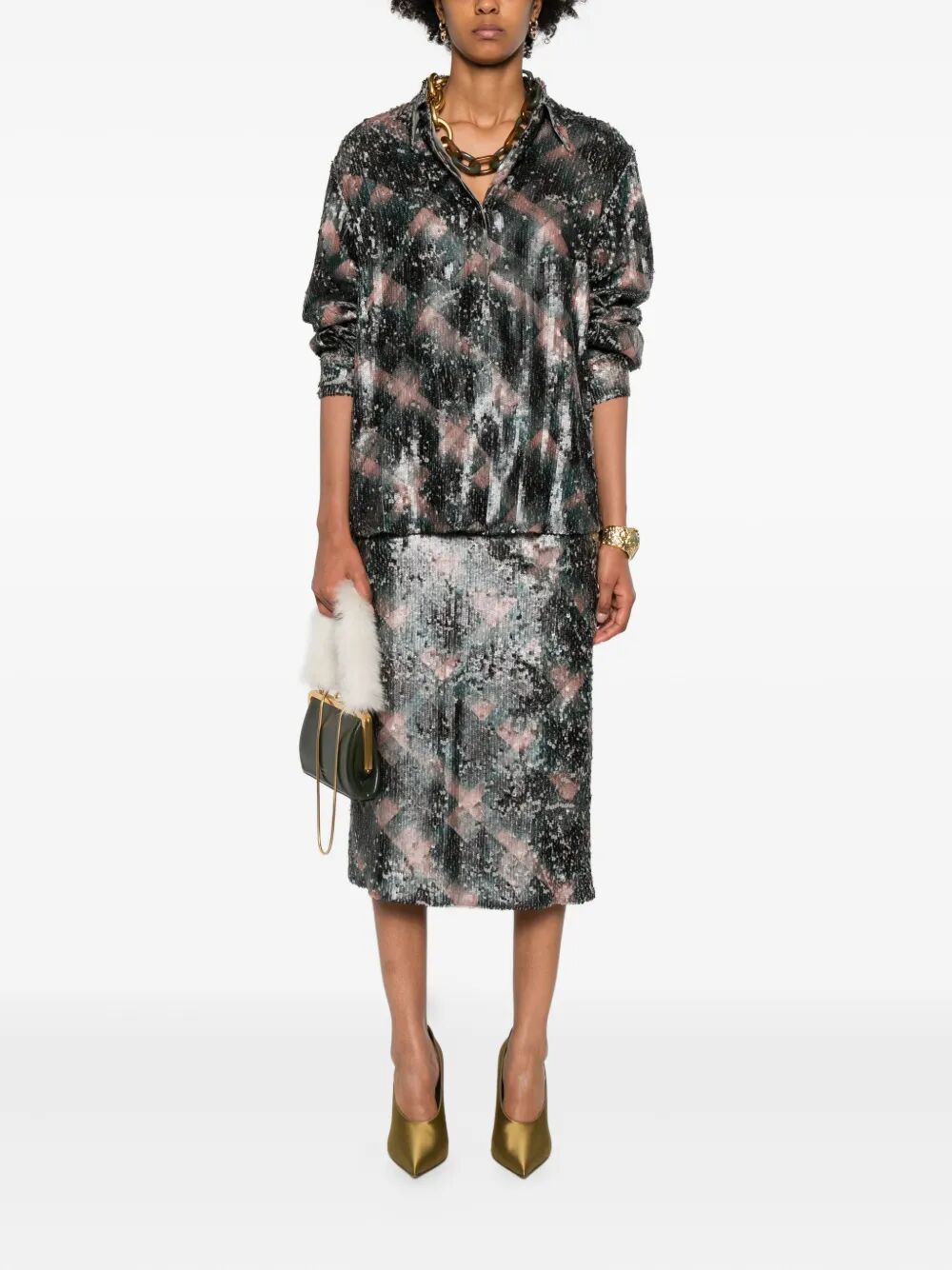 Dries Van Noten GONNA - Multicolour | 920d3e301327d123614f4e578ca3960ce8f346b7