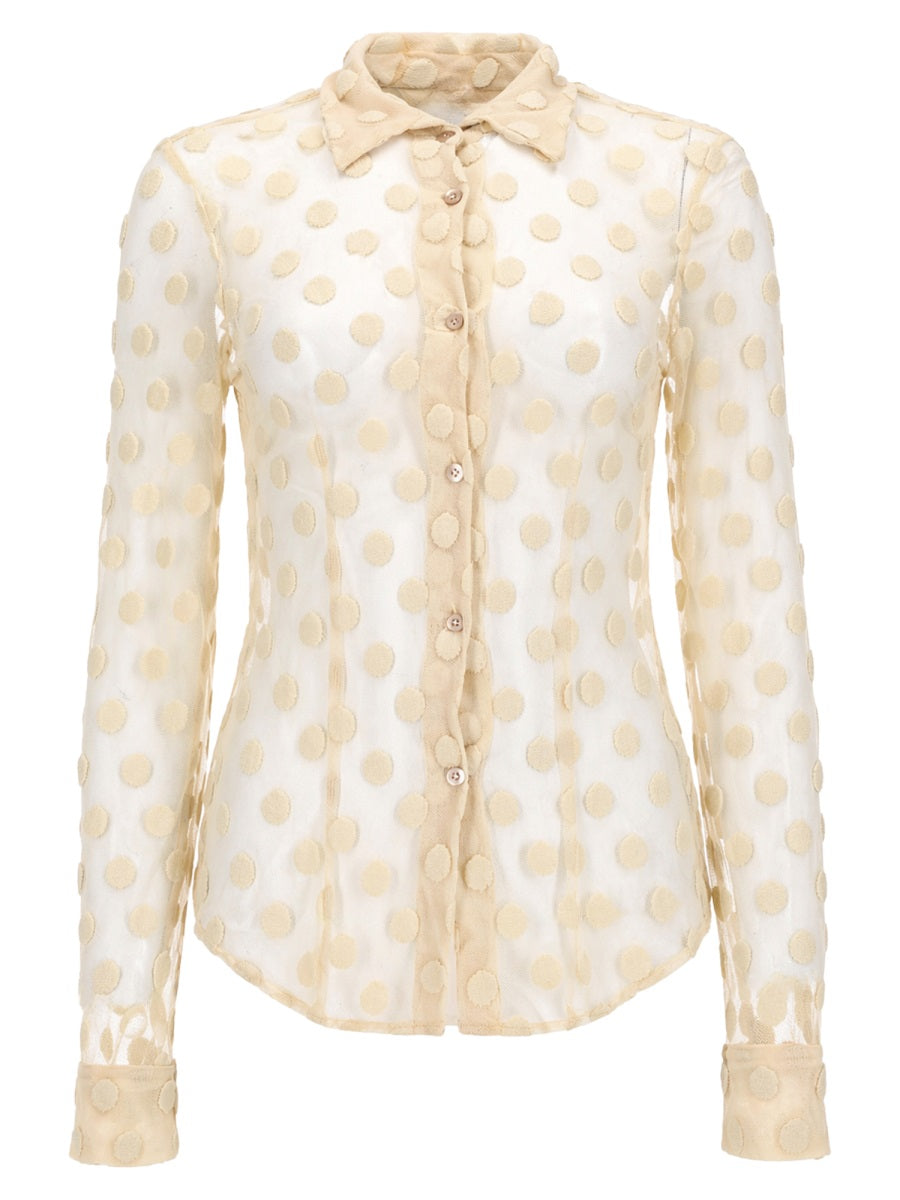 Dries Van Noten Shirts - Ivory | e433a38e8b51be6a266f7d7ea28291b7ebf2b67a