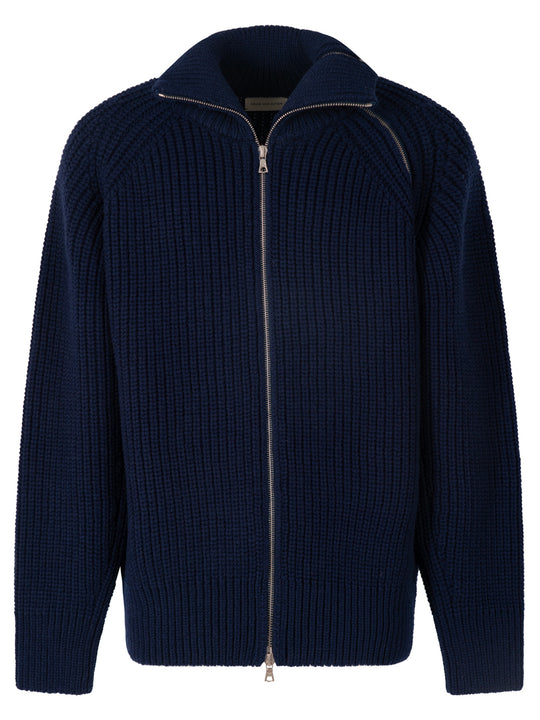 Monty Full-Zip High Neck Sweater