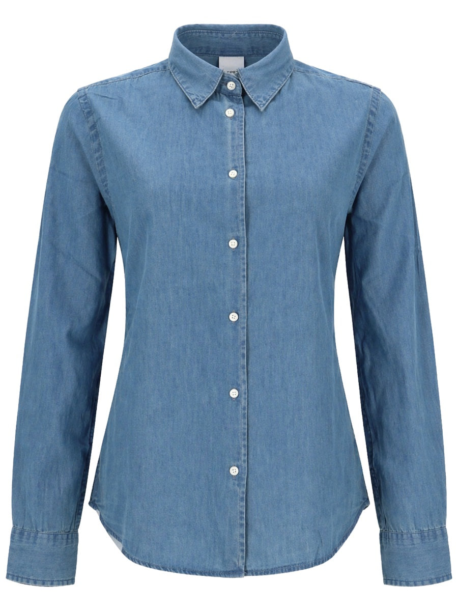 Aspesi Shirts - Denim | 1806b67d410e34ef7410b8adc6c8aeb2efb6ee55