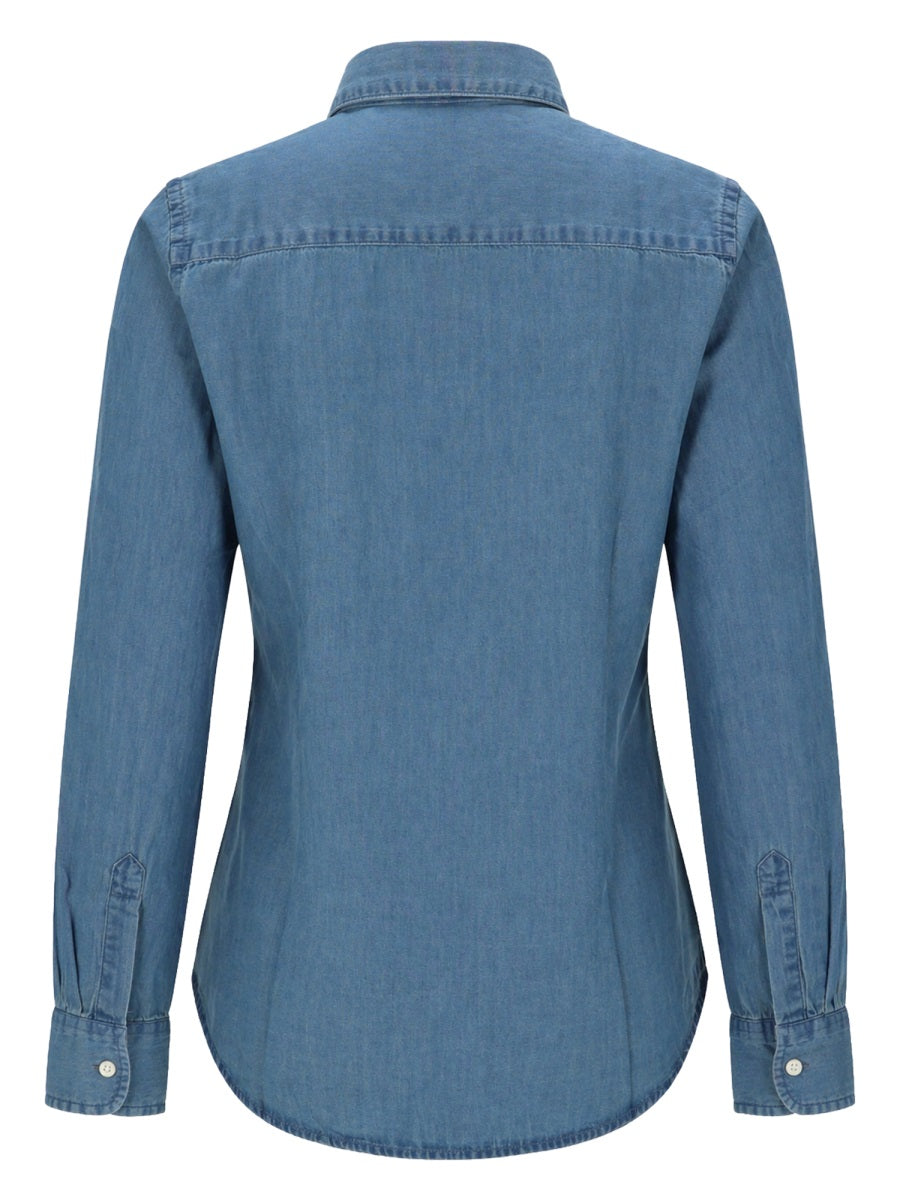 Aspesi Shirts - Denim | 703d541d0d2d8cae140497cc0ef776c2fc589367