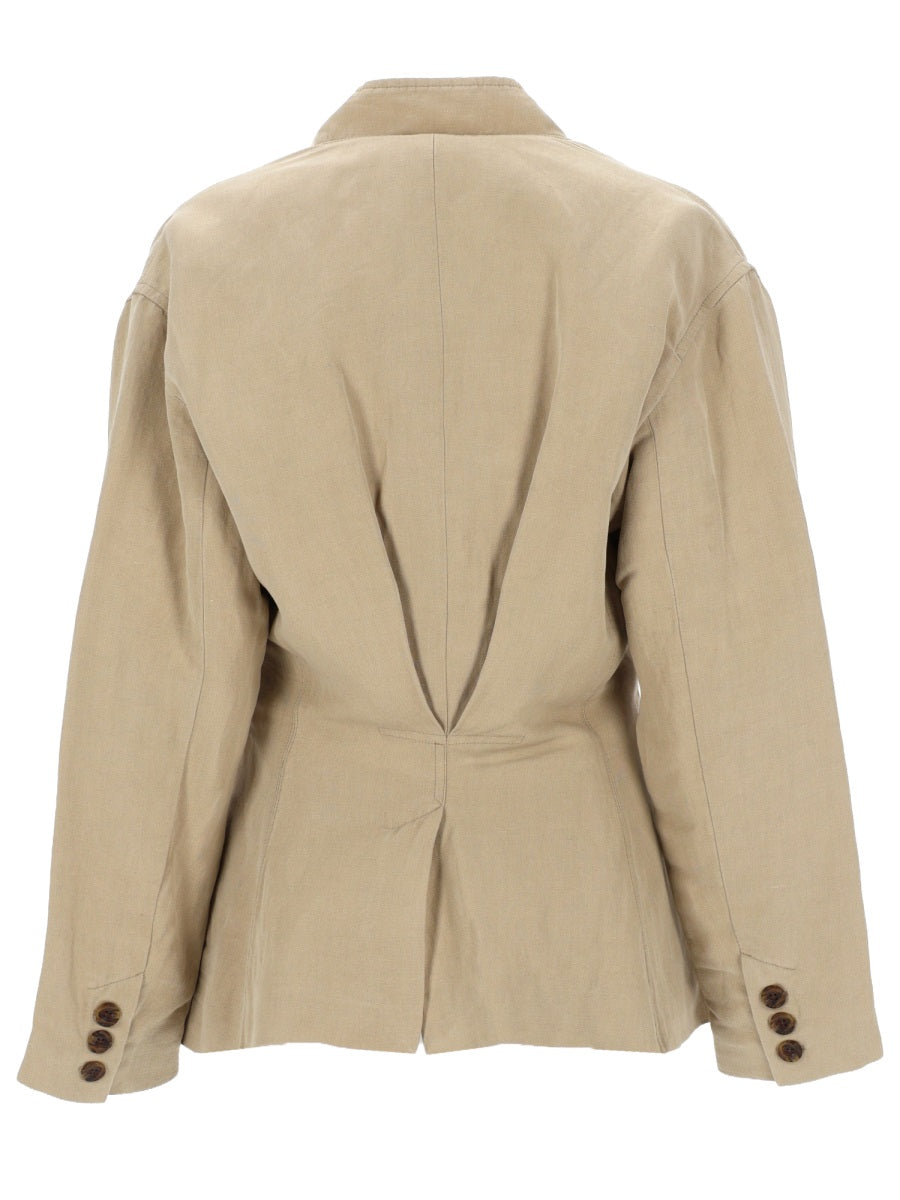 Isabel Marant Jackets - Beige | 704397b3fe9430fd8016f0102fc25f5b21cd26a8