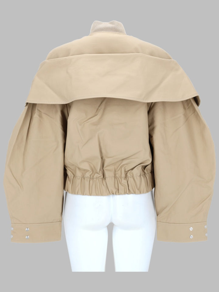 Ganni Jackets - Beige | 73c234f282998b274571ecc292c7abdddda75848
