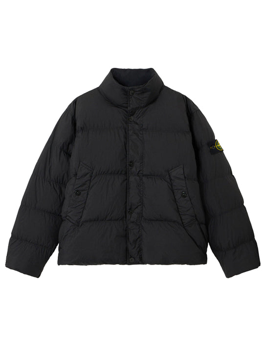 Wind Resistant Crinkled Effect Down Jacket