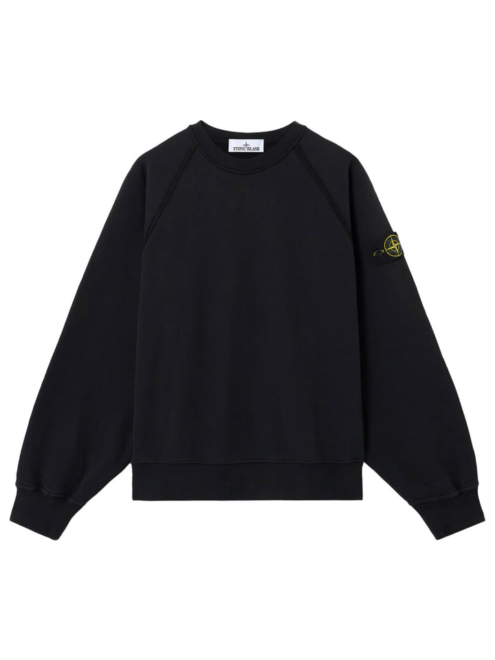 Stone Island Round neck - Black | 87a5650cfde3ae1302ae1394c4bdbbeabeea7028