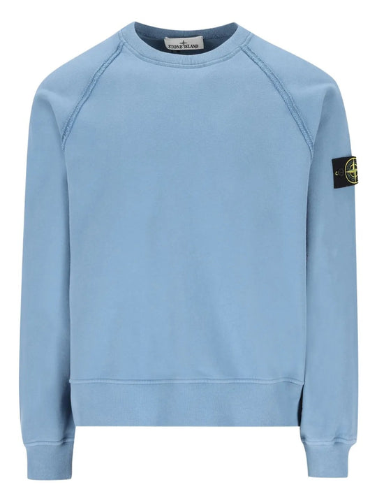 Oversized Fit Crewneck Sweatshirt In Brushed Organic Cotton Fleece