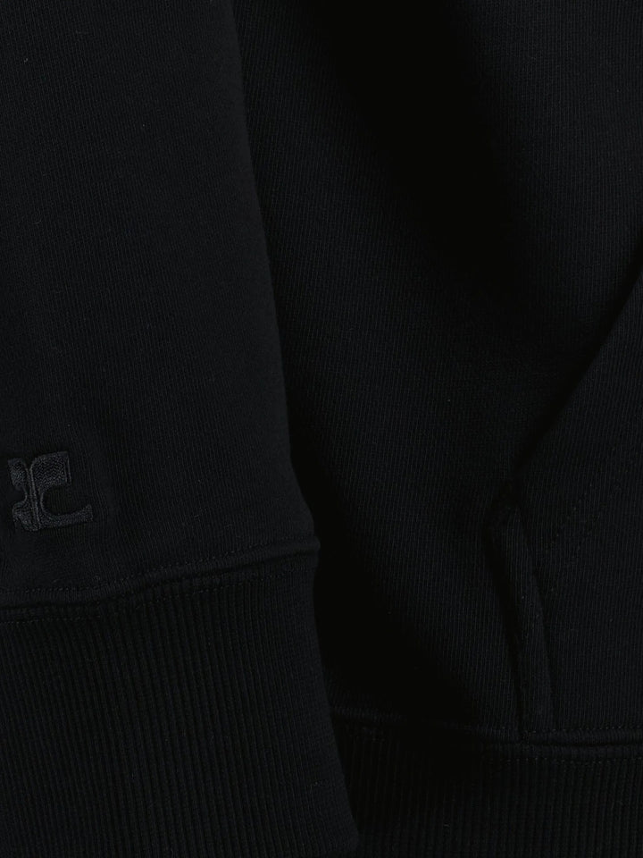 Courreges Hoodies - Black | f12552037343217a2cb7593703b8b25f0980bd8d