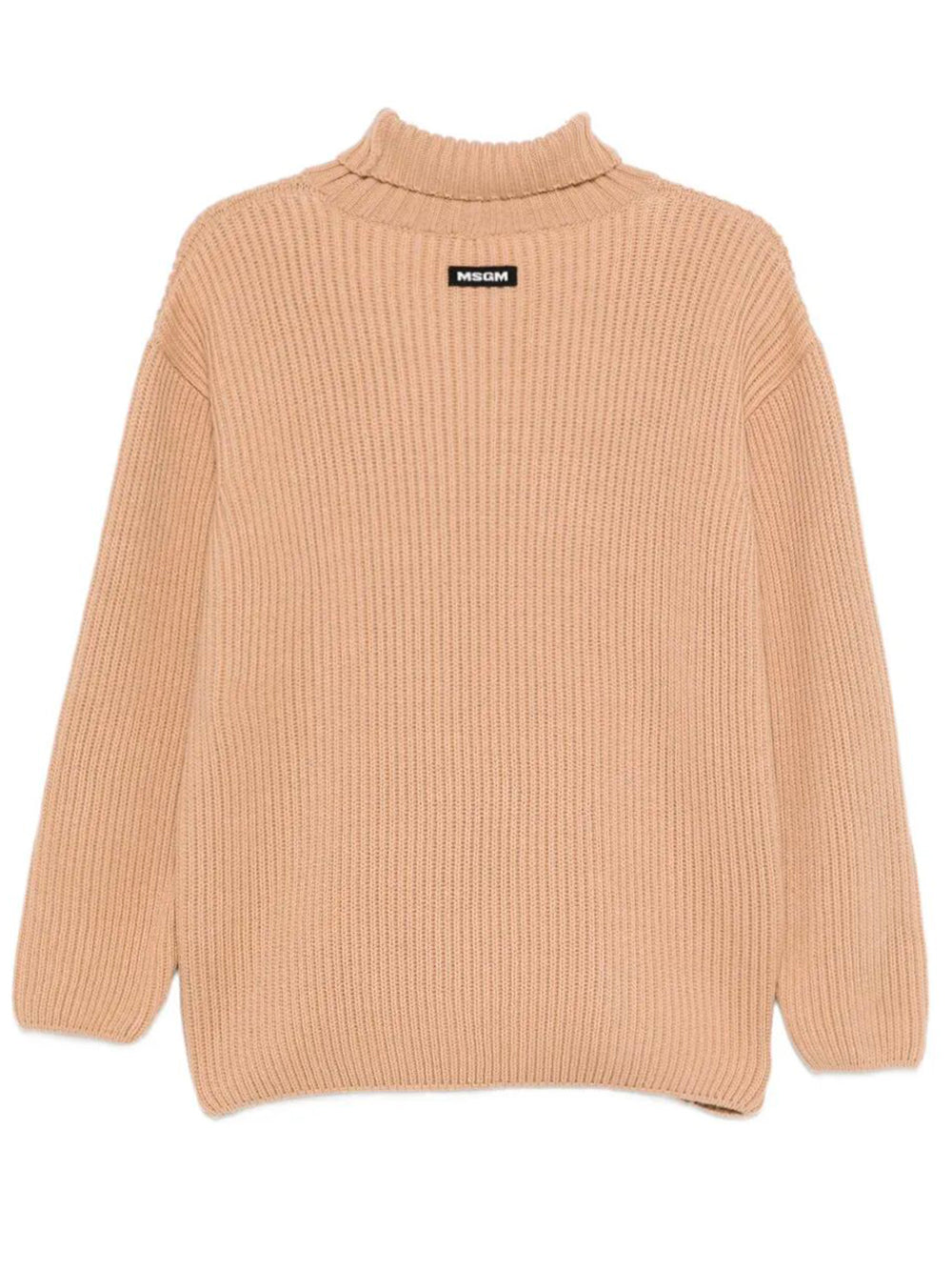 Msgm Turtle neck - Nude & Neutrals | 8900866c9362982df27aa1dcb7d853b44bdb6577