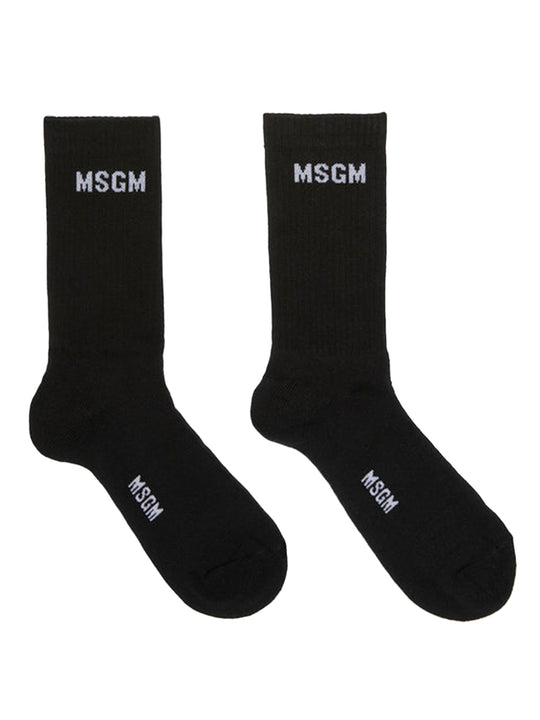 Logo-Jacquard Cotton Blend Socks