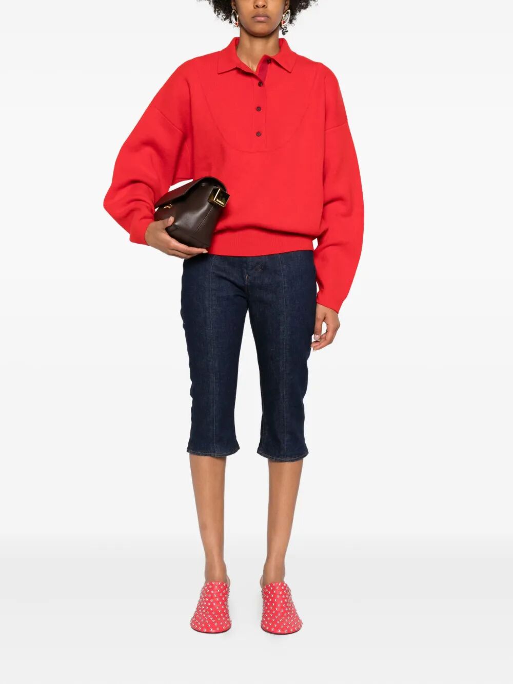 Jacquemus MAGLIA - Red | 9055dafb3dbc50336e1cefd7c606bd21b8b4725f