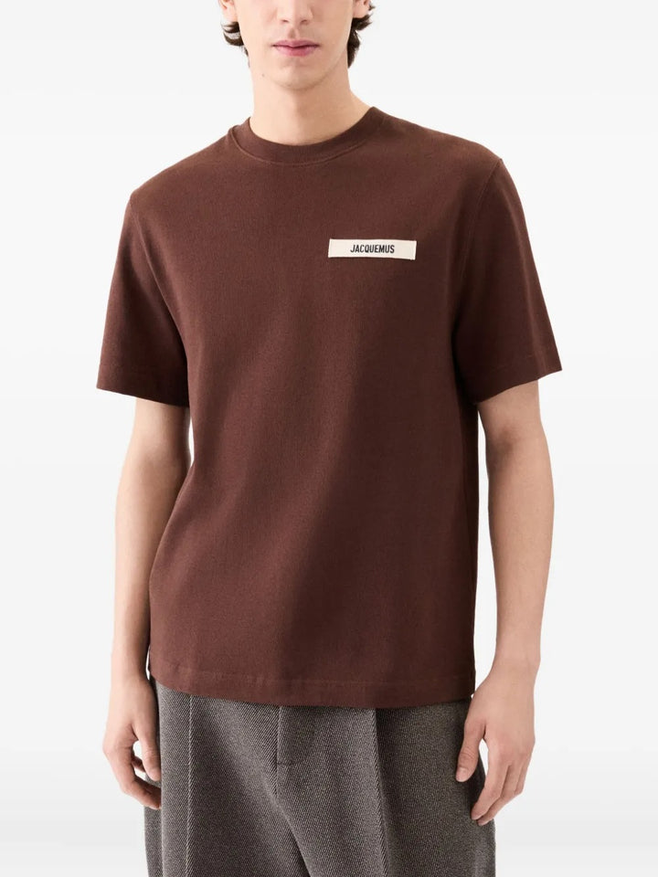 Jacquemus T-shirts - Brown | 33d8c61f4ba9d67f2fb884db3a463085d4910ba6