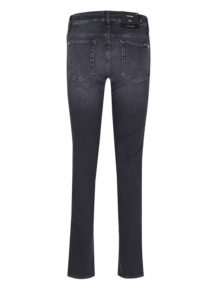 7 For All Mankind Skinny - Black | 7d78328303551a697772acea82fcb3d49eb1a651