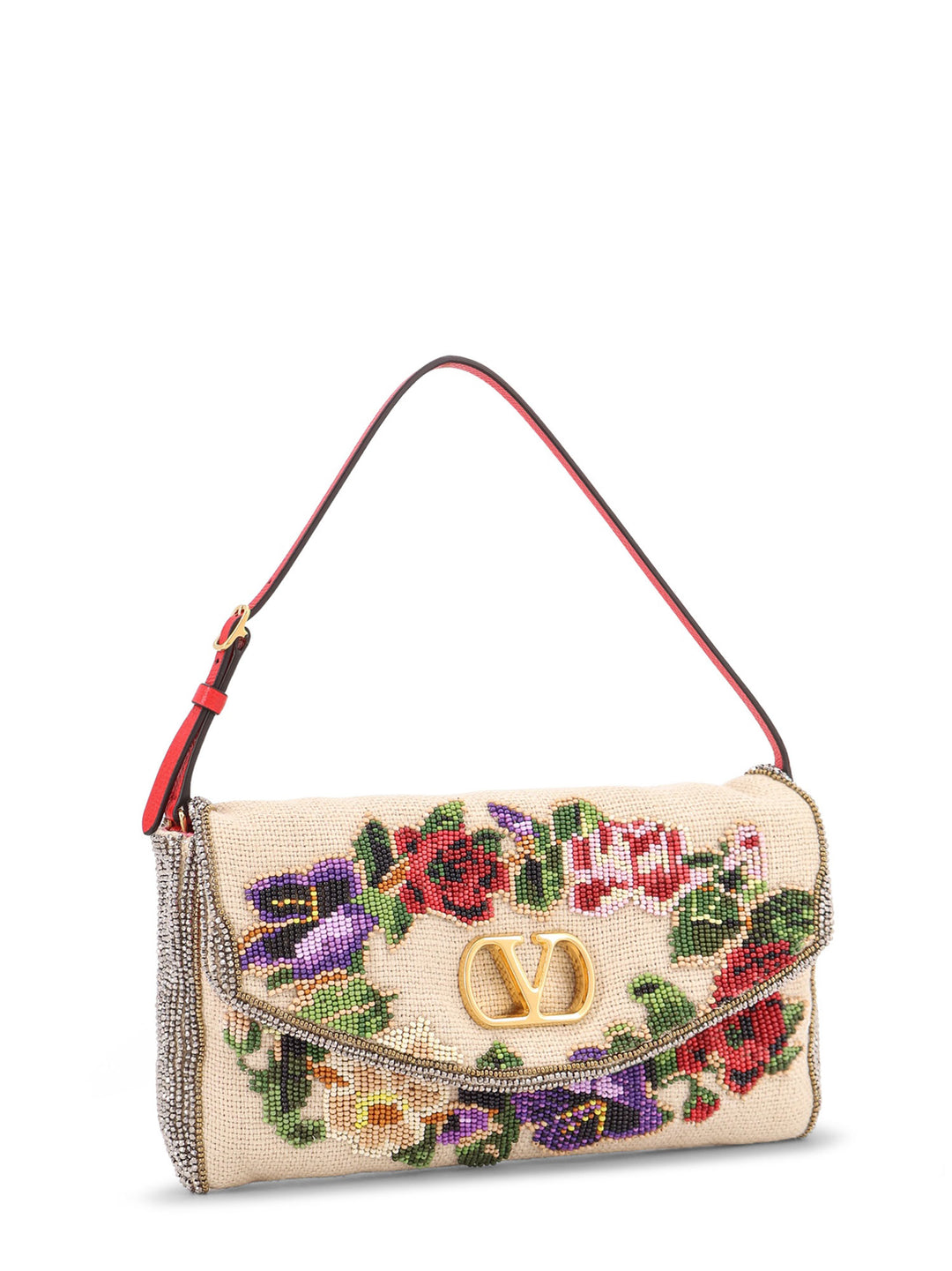 Valentino Garavani Bags - MULTICOLOR-NATURALE/ROUGE PUR | 10be120e5eee534f83aca2e546833b6a615ca74c