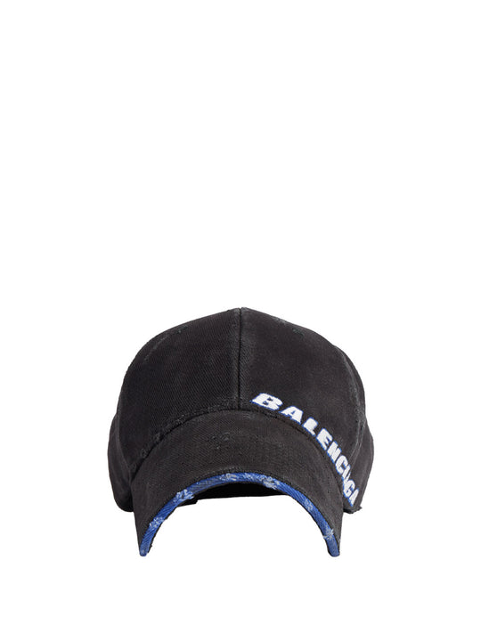 Tilted Typo Cap In Cotton Drill